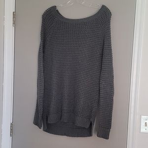American Eagle Grey Knit sweater size M